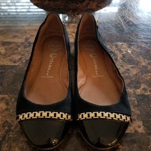 Jeffrey Campbell Black suede flats